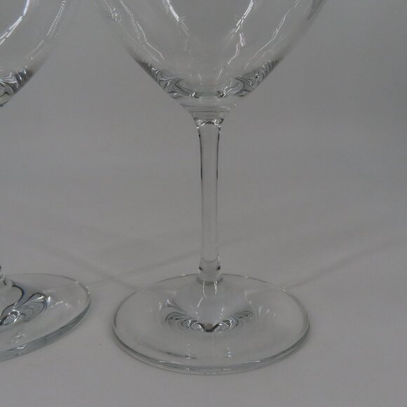 Schott Zwiesel Pair of 2 Clear Wine Glasses Couples Drinkware Barware Bar Cart - Picture 6 of 10